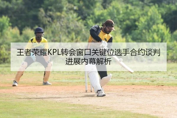 王者荣耀KPL转会窗口关键位选手合约谈判进展内幕解析